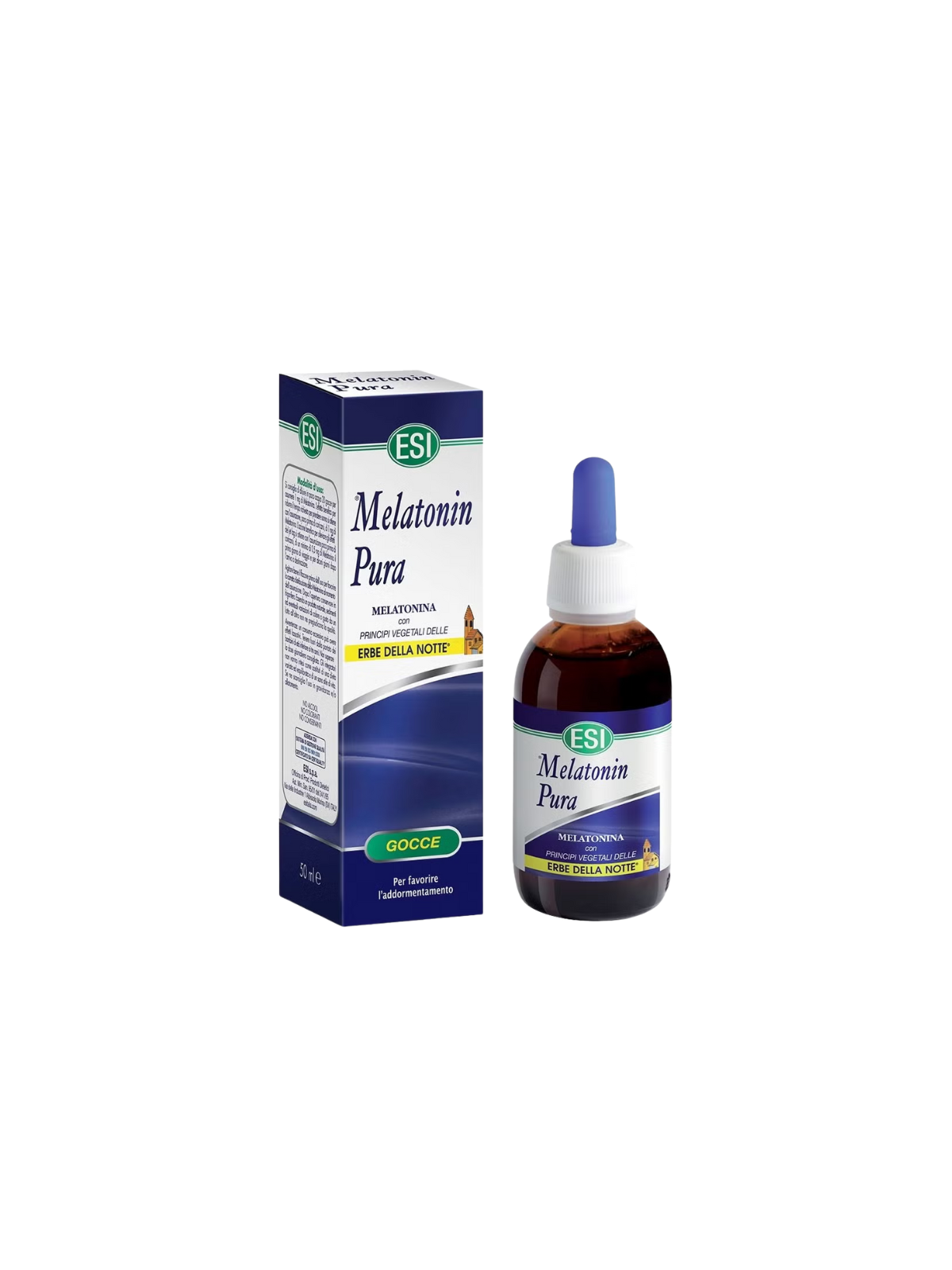 Melatonin pura 1mg con erbe notte 50ml gotas