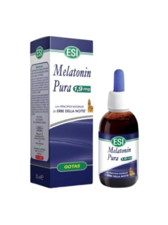 Melatonin pura 1.9 mg 50ml gotas sin erbe notte  esi