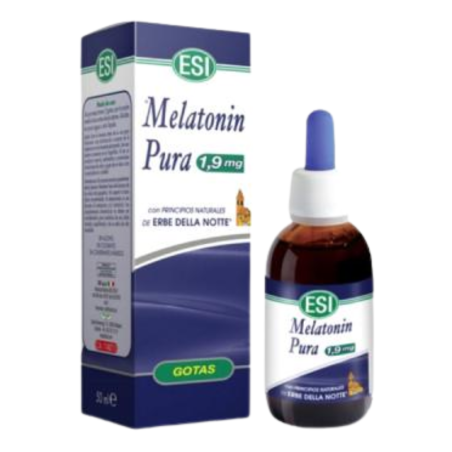 Melatonin pura 1.9 mg 50ml gotas sin erbe notte  esi