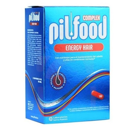 Pilfood complex energy hair 180 comprimidos