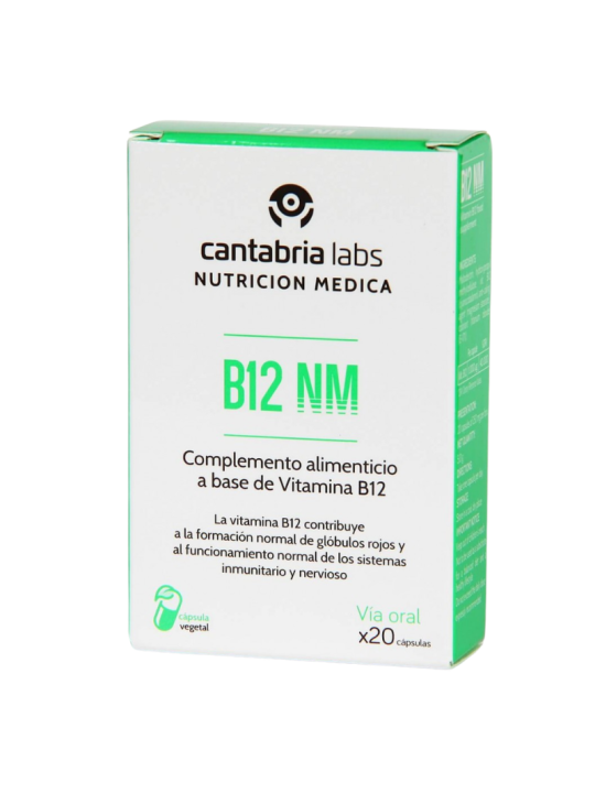 Cantabria Labs B12 NM 20 cápsulas