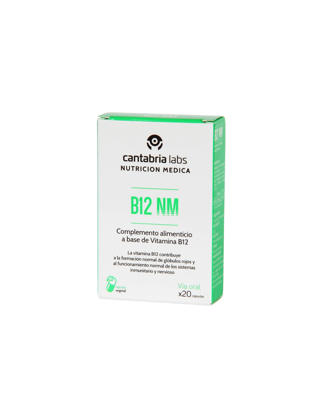 Cantabria Labs B12 NM 20 cápsulas
