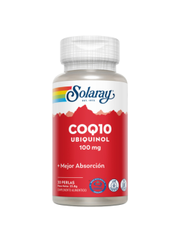 Solaray Ubiquinol CO Q10 100 mg 30 perlas