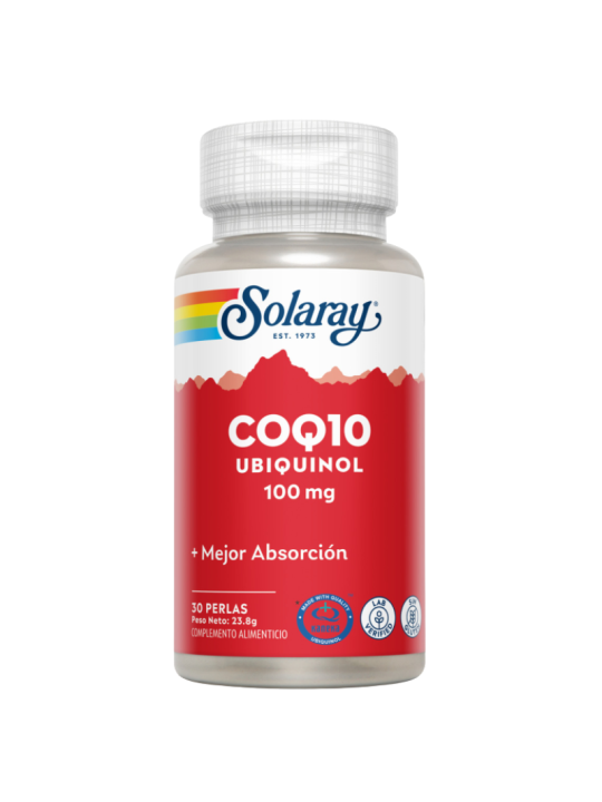 Solaray Ubiquinol CO Q10 100 mg 30 perlas