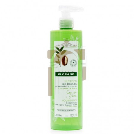 Klorane gel de ducha eau de yuzu 400 ml