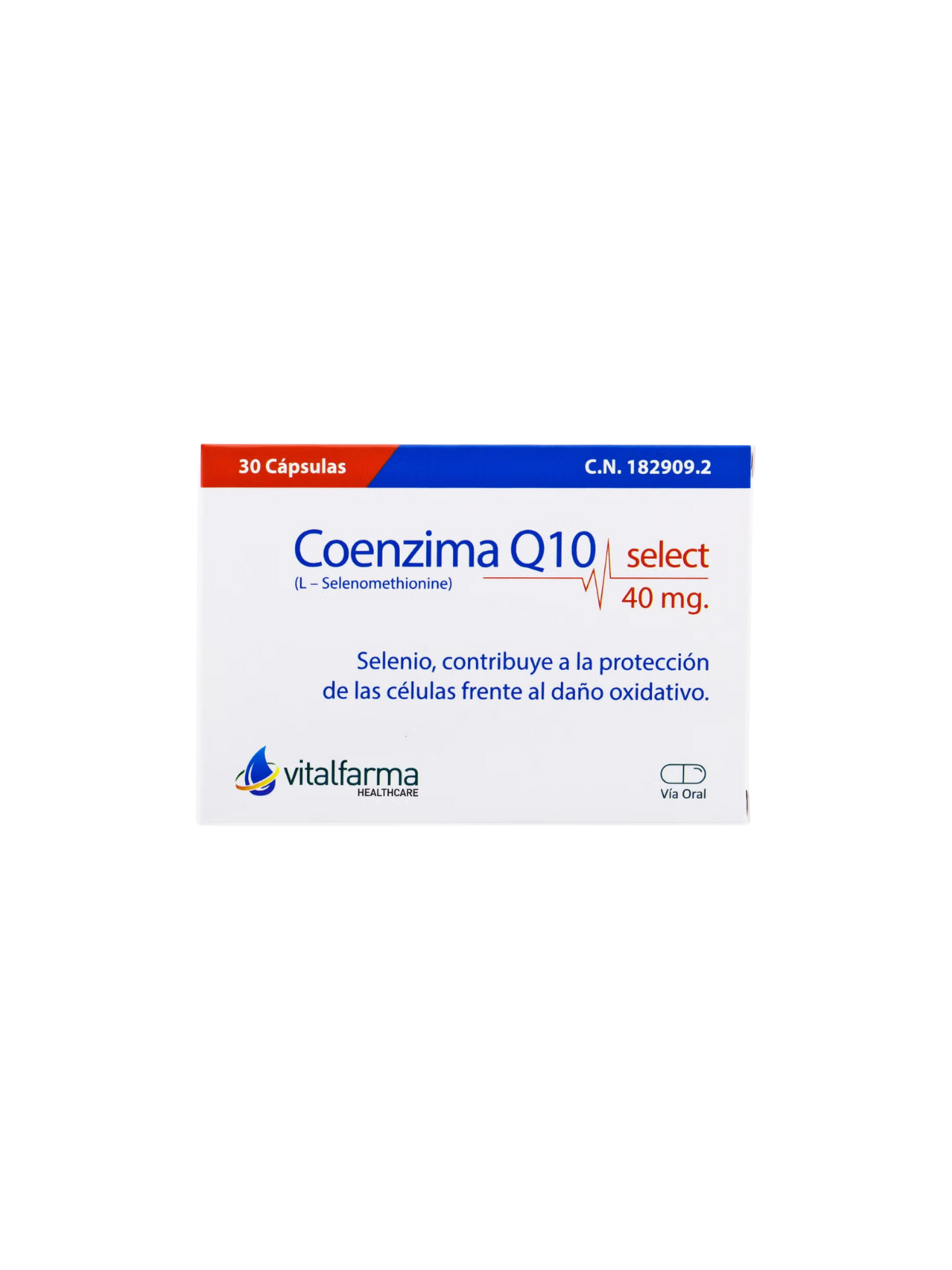 Vitalfarma coenzima q10 select 40 mg 30 capsulas