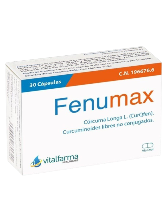 Vitalfarma fenumax curcuma 30 capsulas