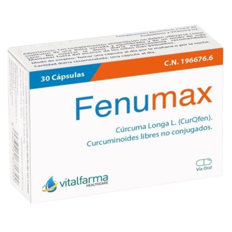 Vitalfarma fenumax curcuma 30 capsulas