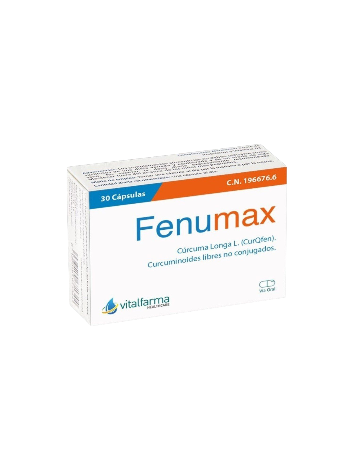 Vitalfarma fenumax curcuma 30 capsulas