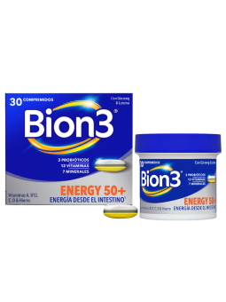 Bion3 energy 50+ 30 comprimidos