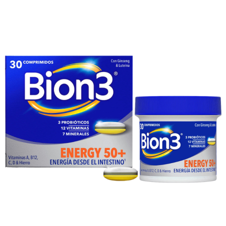 Bion3 energy 50+ 30 comprimidos