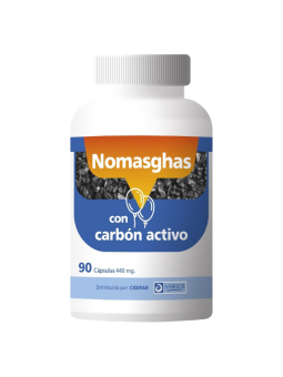 Nomasghas con carbón activo 90 cápsulas