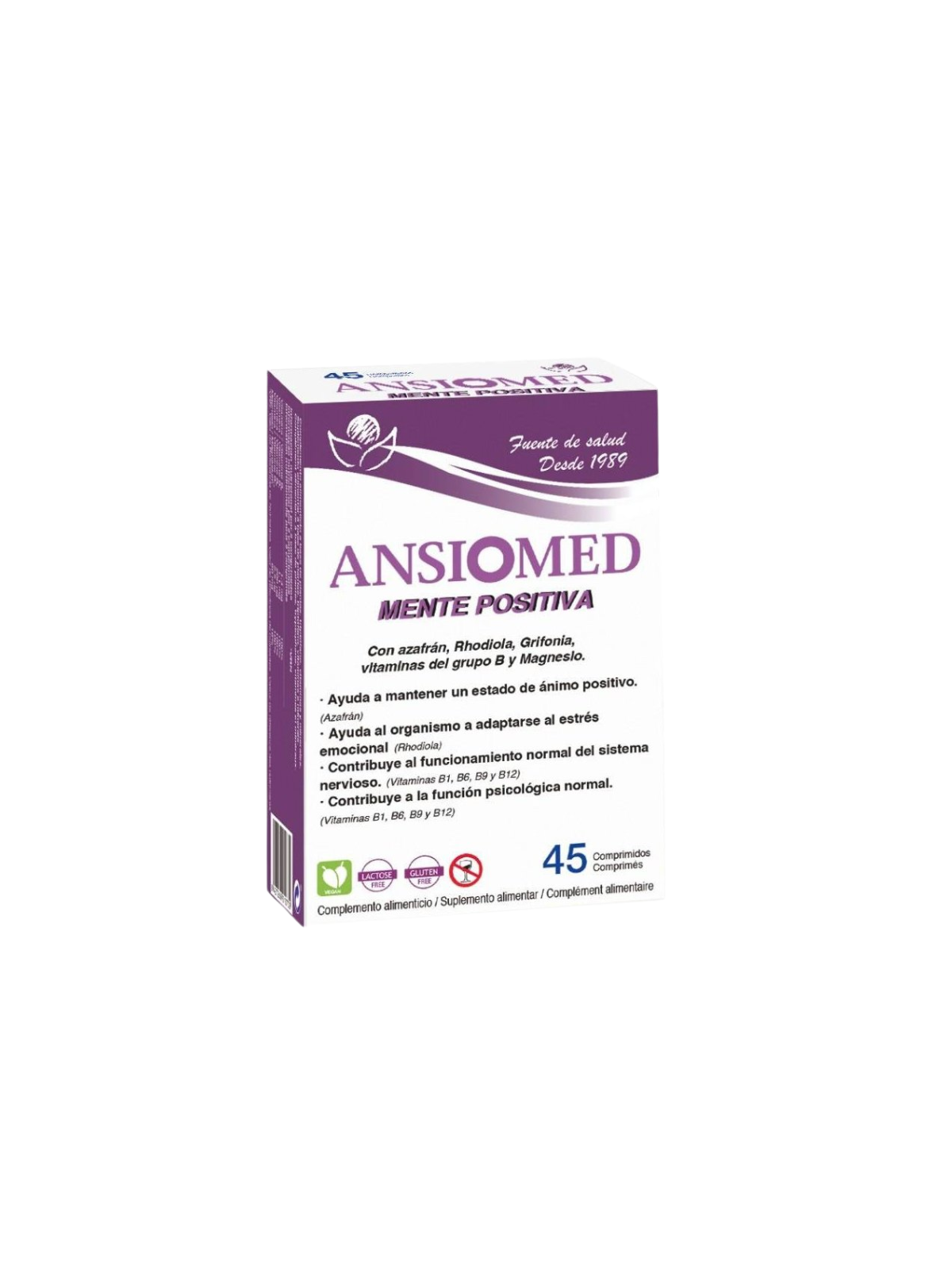 Ansiomed mente positiva 45 comprimidos