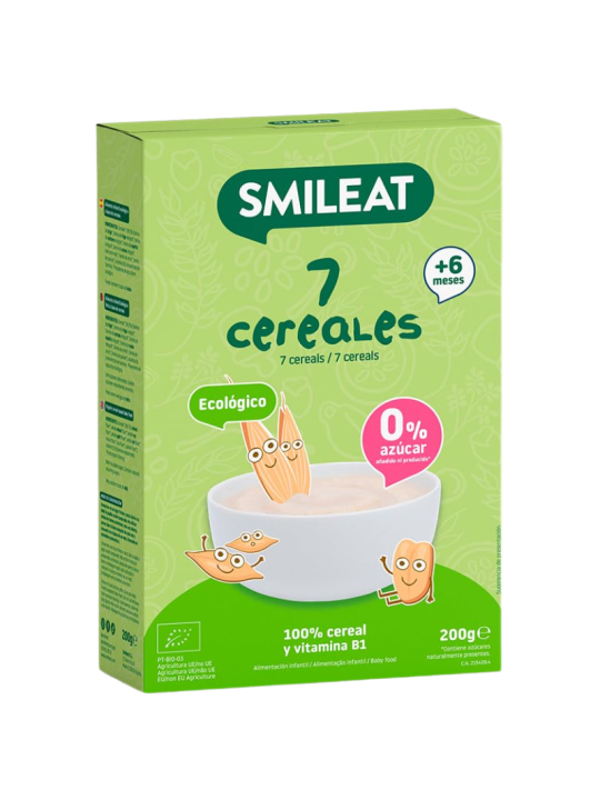 Smileat papilla 7 cereales ecologica bio 200gr