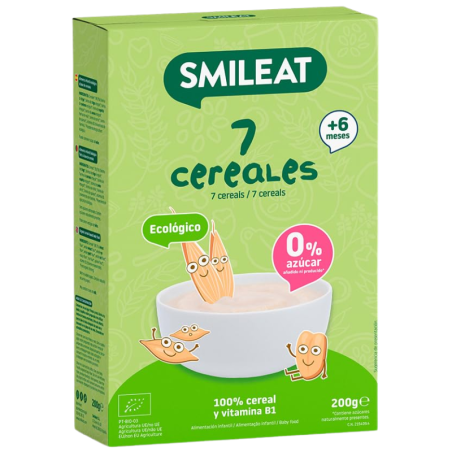 Smileat papilla 7 cereales ecologica bio 200gr