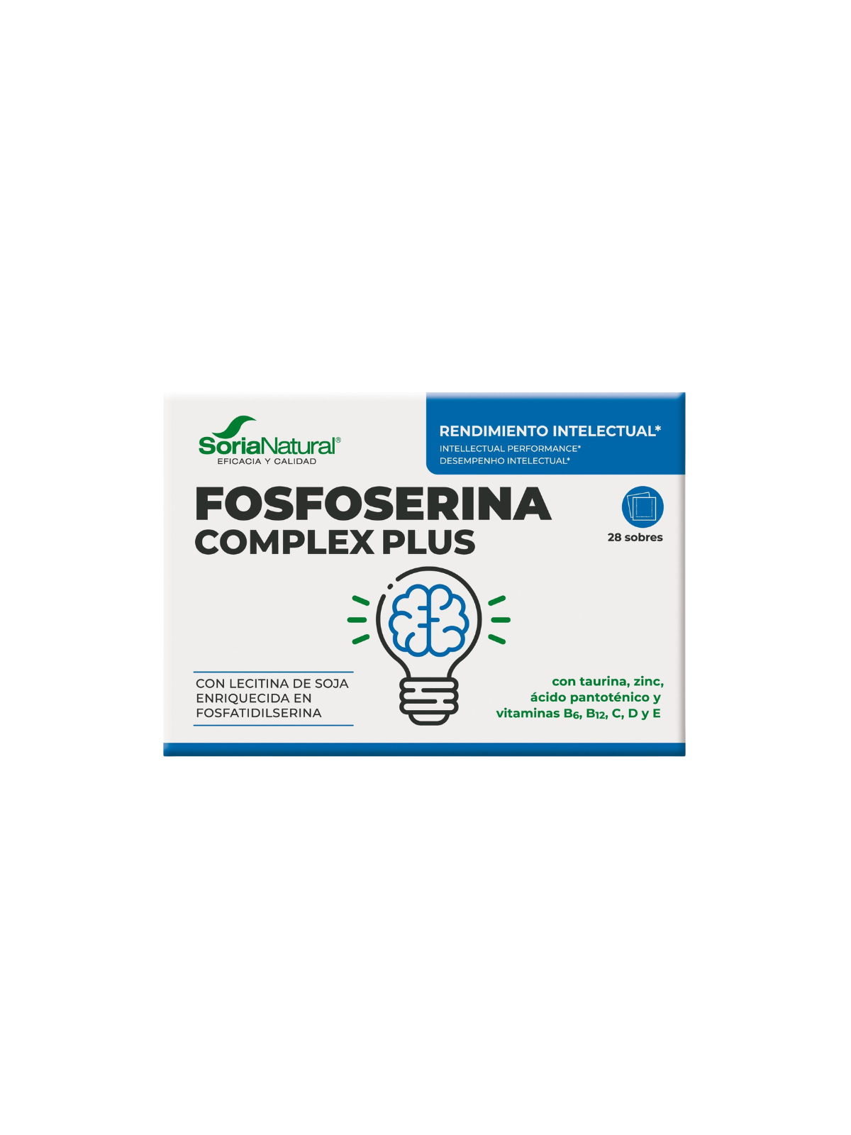 Soria natural fosfoserina complex plus 28 sobres