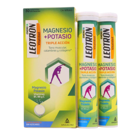 Leotron magnesio + potasio angelini comp eferv 30