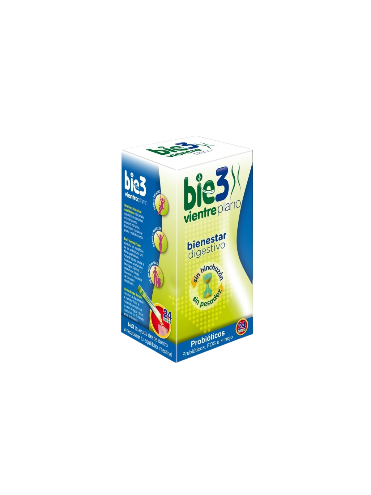 Bie3 vientre plano 24 sticks solubles