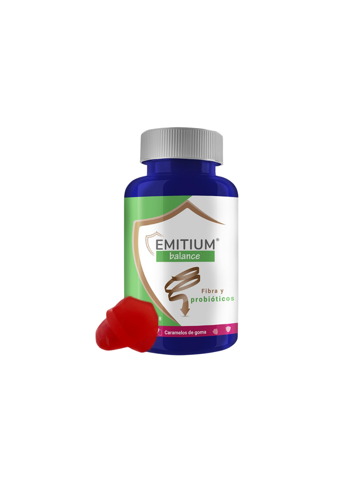 Emitium balance 60 caramelos de goma fibra y probioticos niam