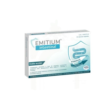 Emitium intestinal 40 capsulas