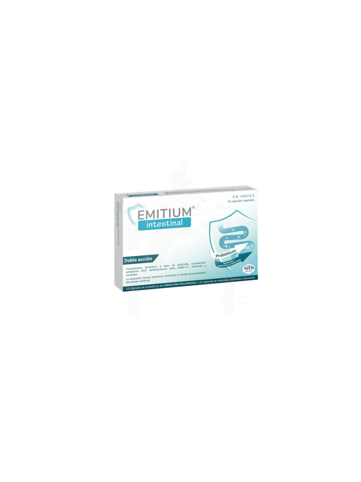 Emitium intestinal 40 capsulas