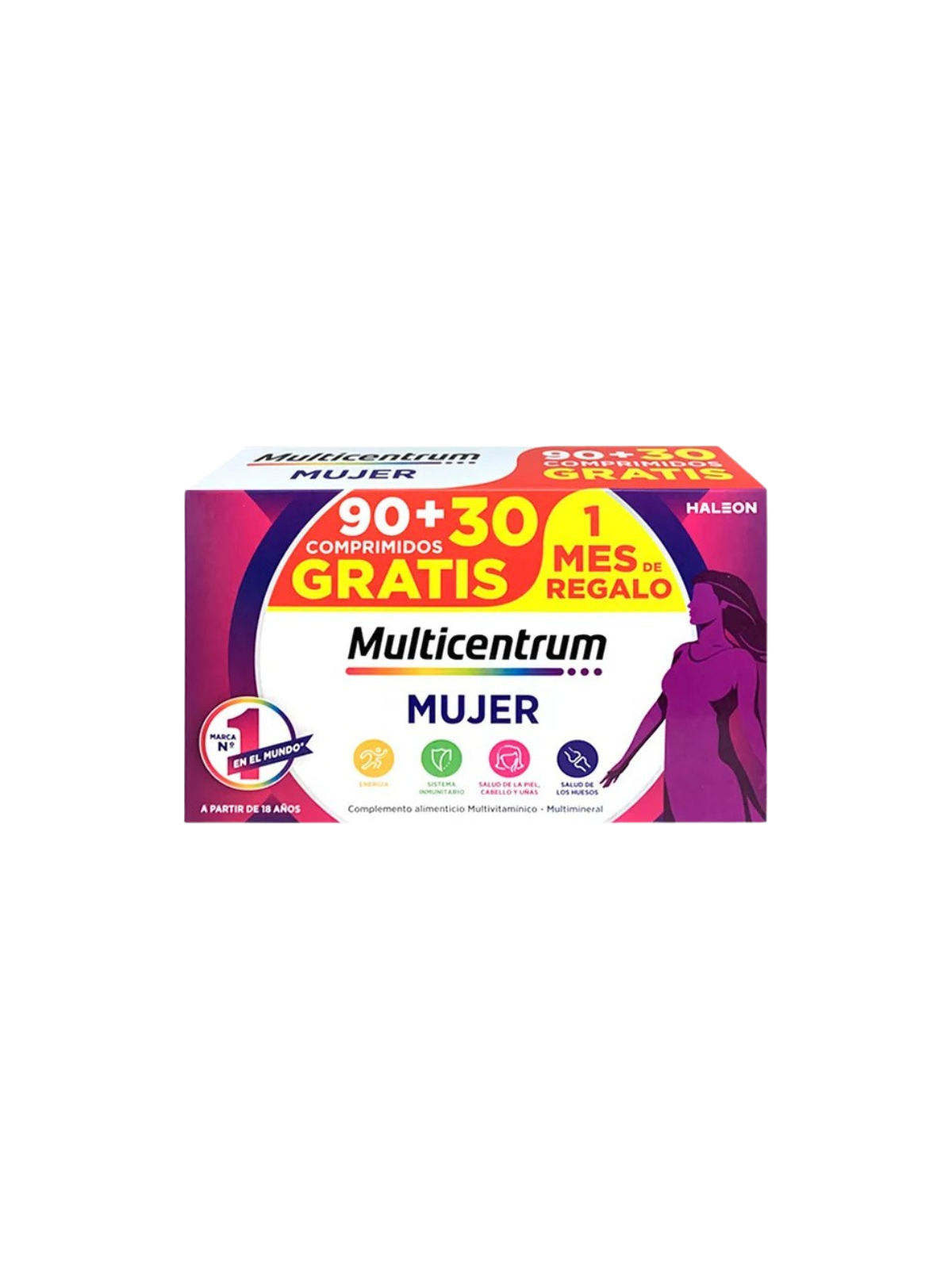 Multicentrum Mujer 90 + 30 comprimidos pack promocional