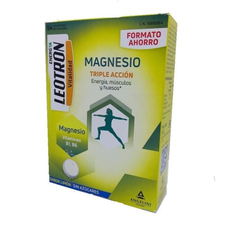Leotron magnesio angelini 54 comprimidos efervescentes