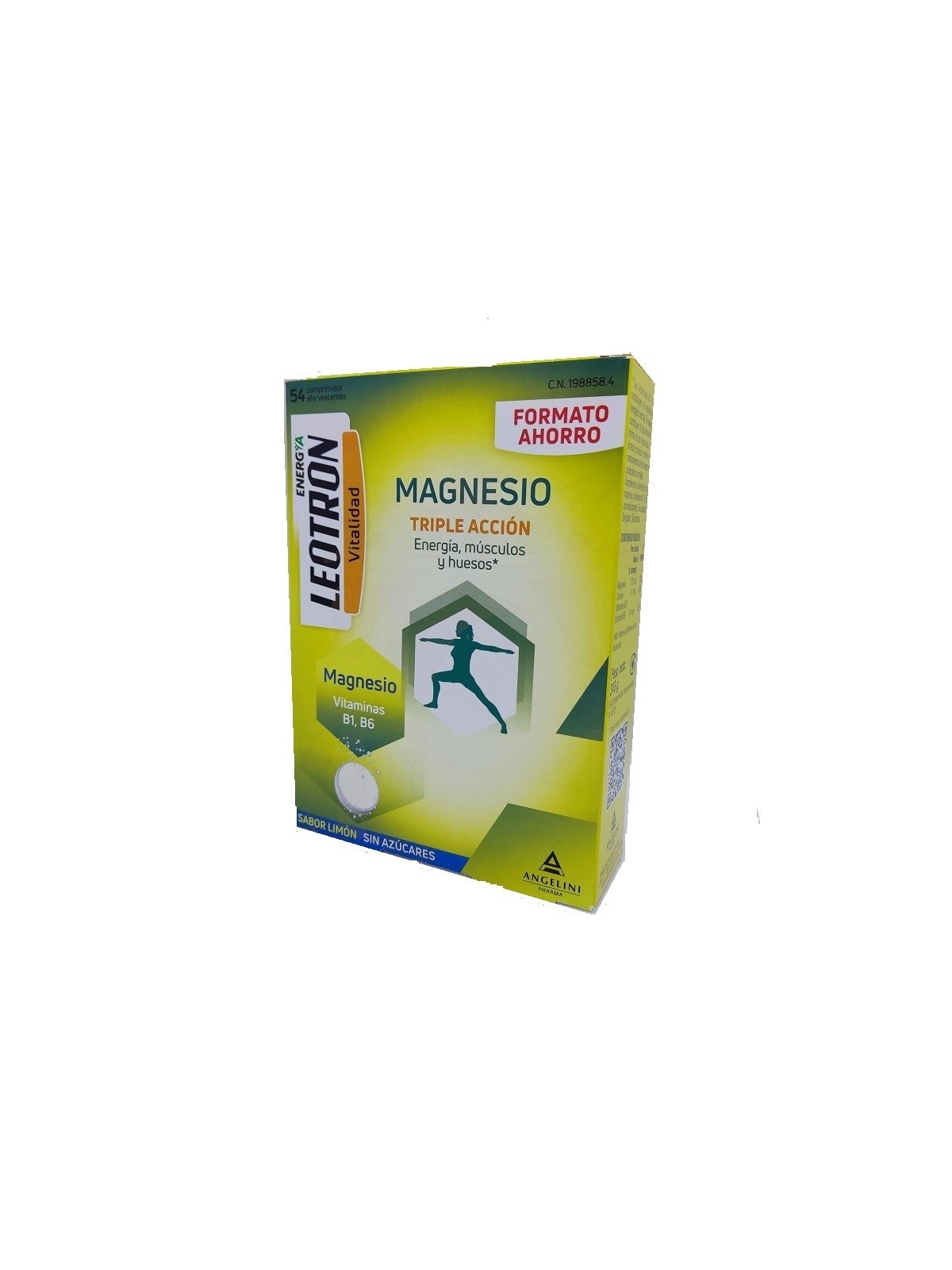 Leotron magnesio angelini 54 comprimidos efervescentes