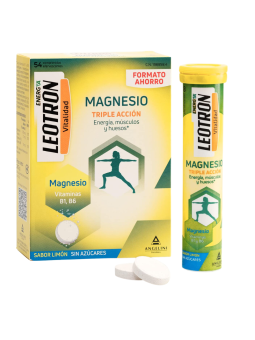 Leotron magnesio + potasio angelini 54 comprimidos efervescentes