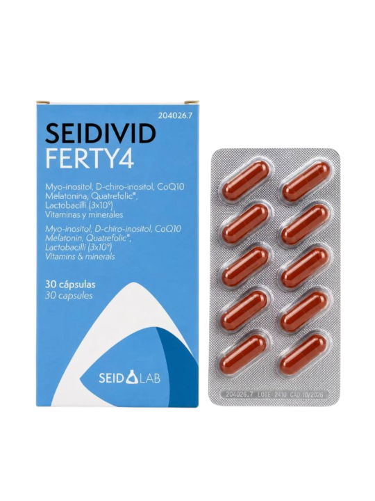 Seidivid Ferty4 Fertilidad Femenina 30 Cápsulas