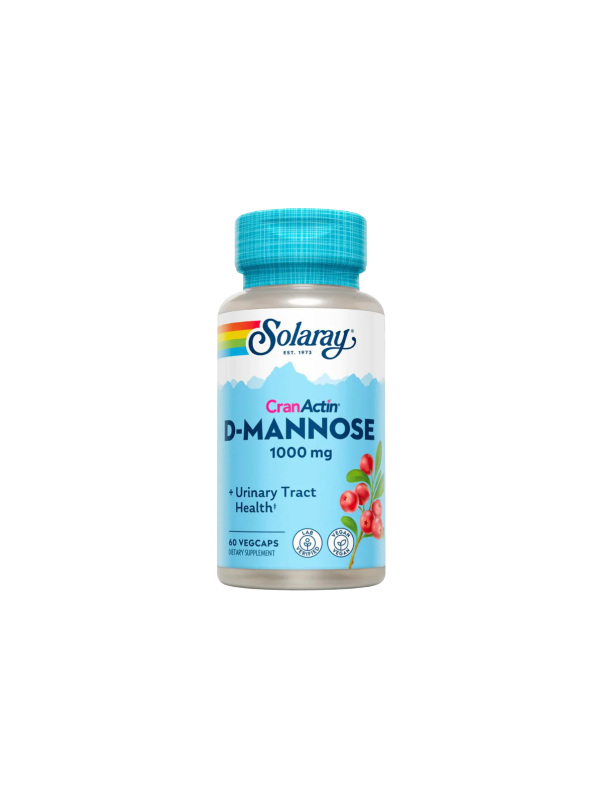 Solaray D Mannose Cranactin 60 cápsulas