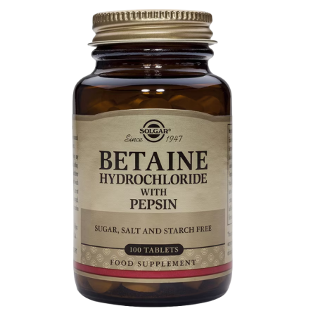 Solgar Betaina clorhidrato 100 caps