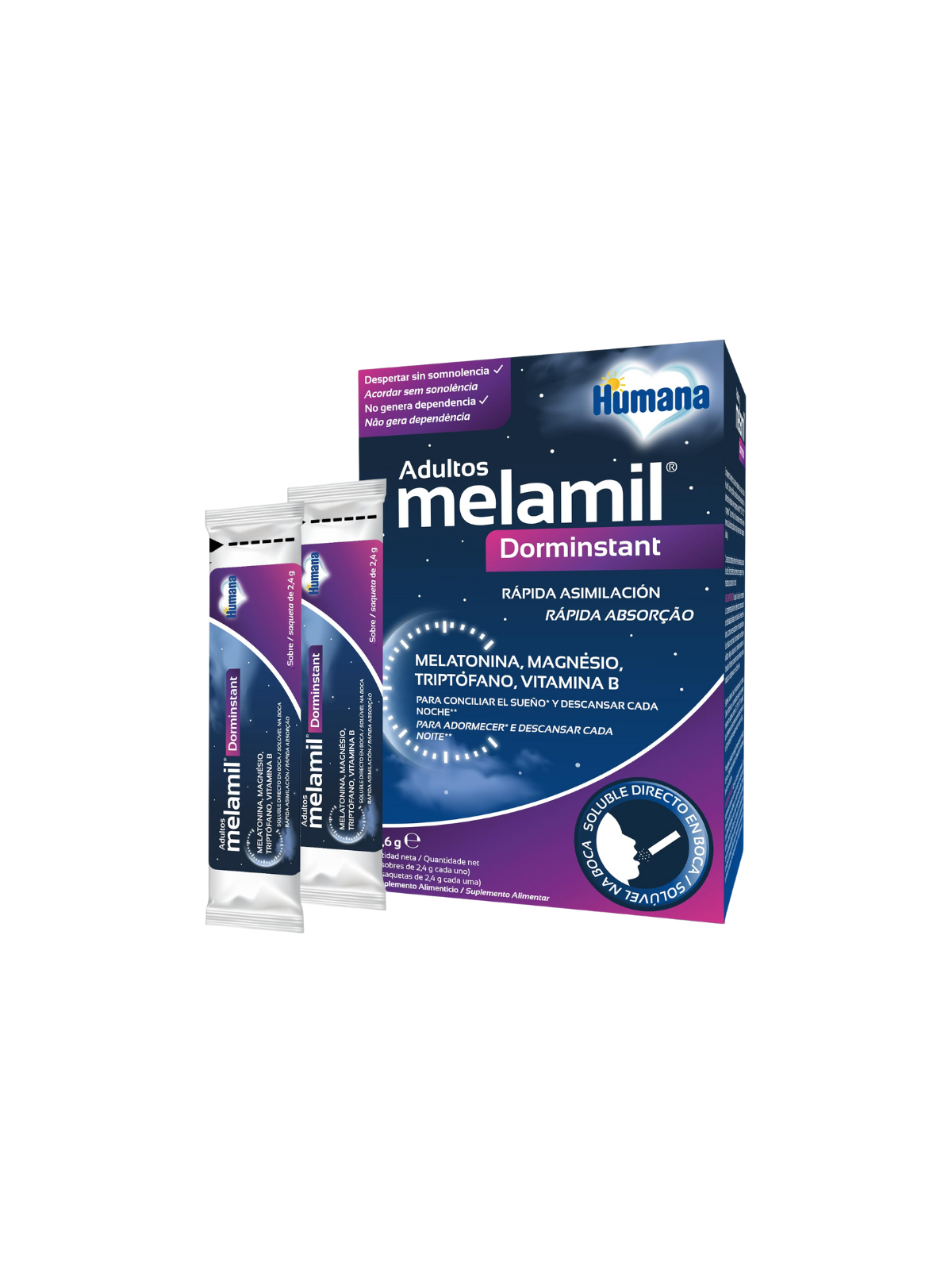 Melamil Dorminstant adultos 24 sobres