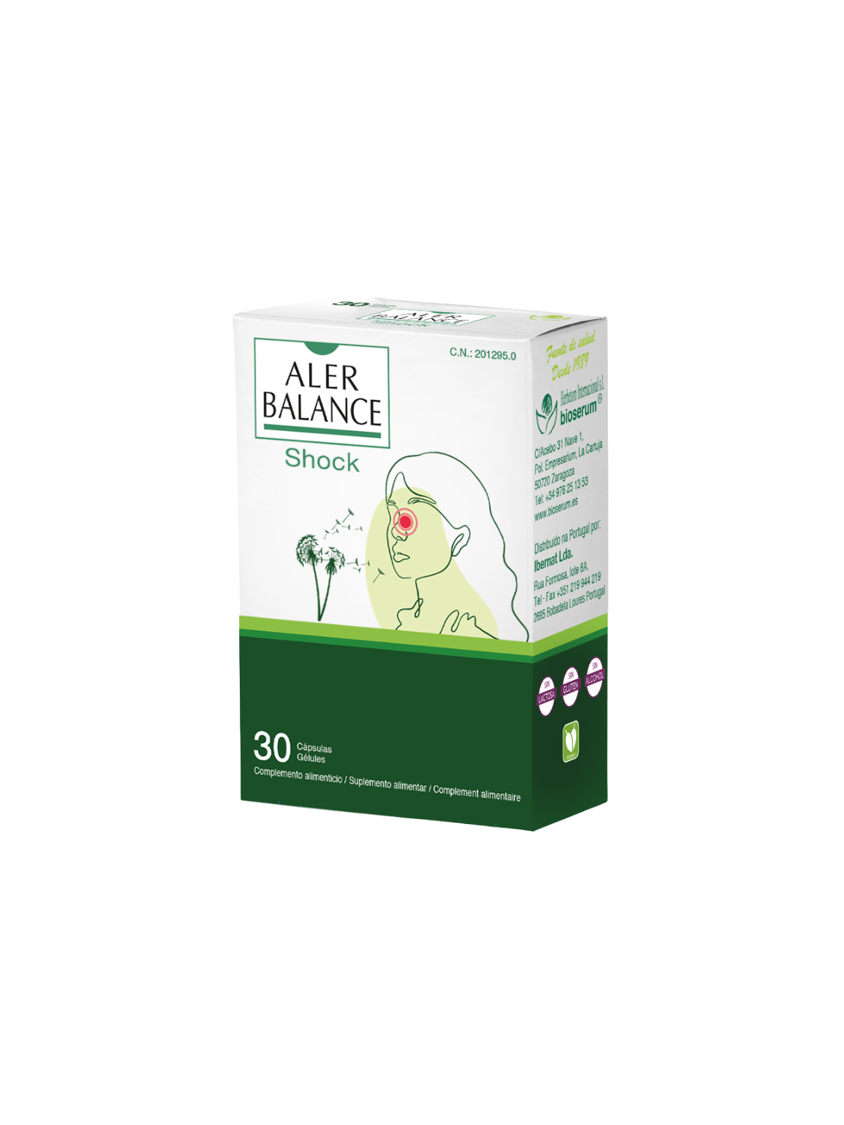 Bioserum alerbalance shock 30 capsulas