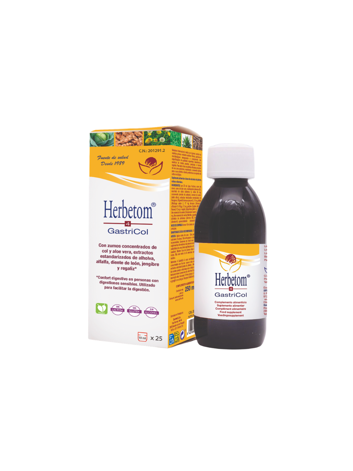 Herbetom 4 gc gastricol 250 ml