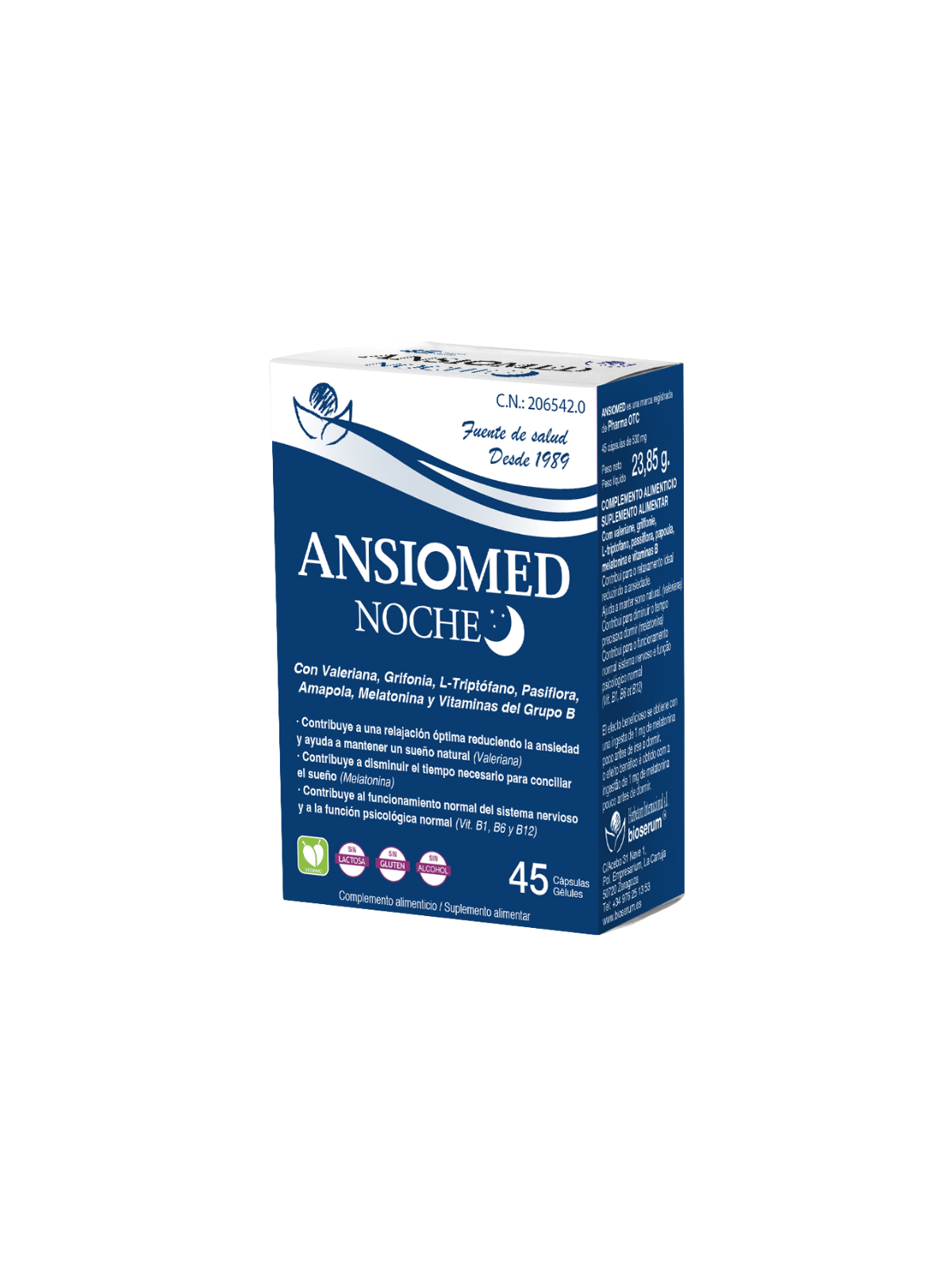 Ansiomed noche 45 capsulas