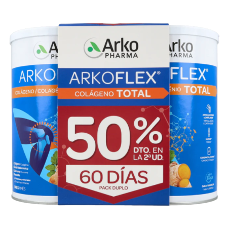 Arkoflex colágeno total sabor naranja 2x390 g