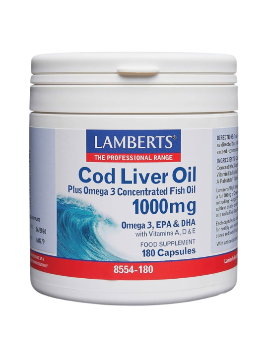 Lamberts aceite higado bacalao 1000 mg