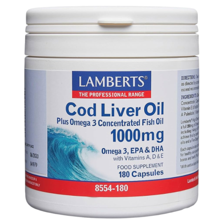 Lamberts aceite higado bacalao 1000 mg