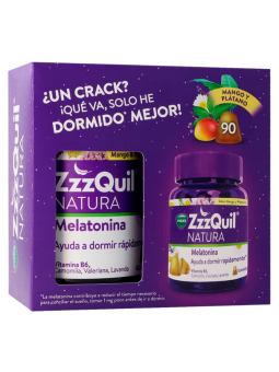 Zzzquil 90 gominolas mango platano