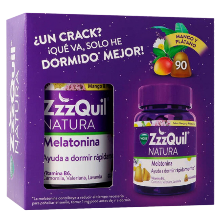 Zzzquil 90 gominolas mango platano