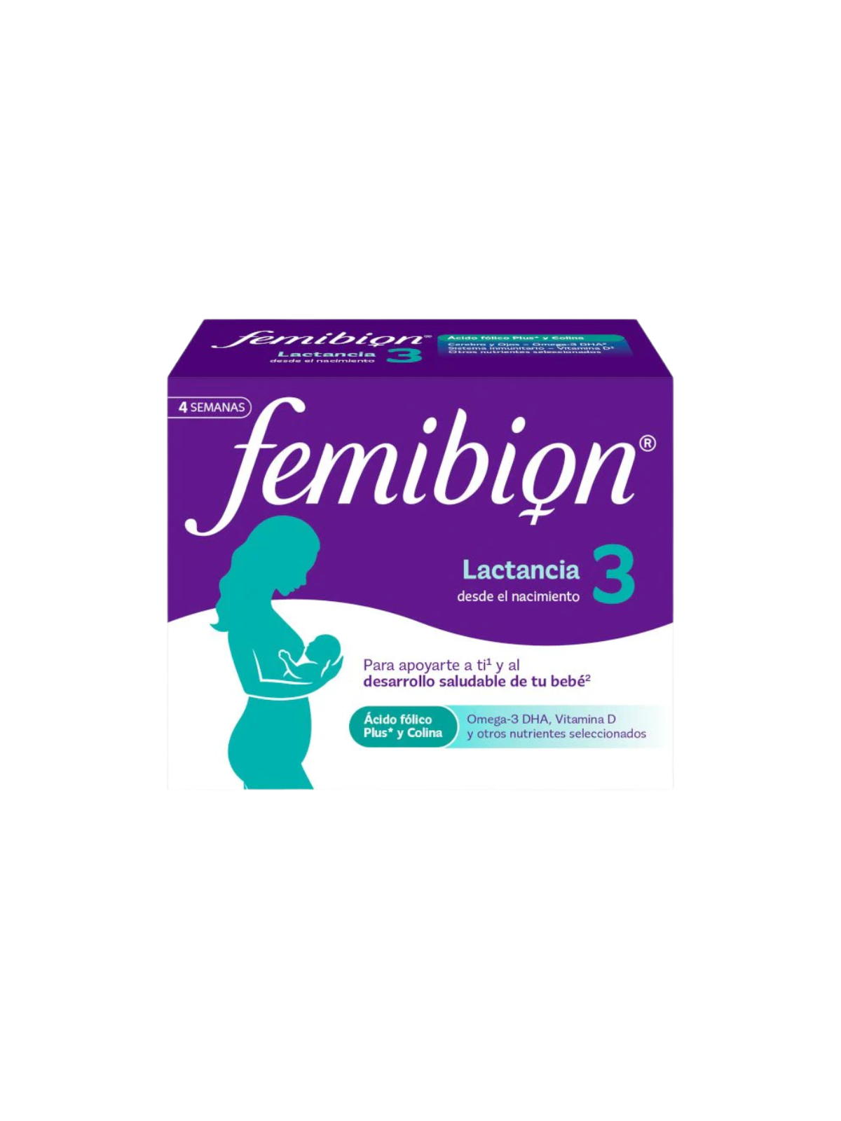 Femibion 3 lactancia 4 semanas 28 comp + 28 cap