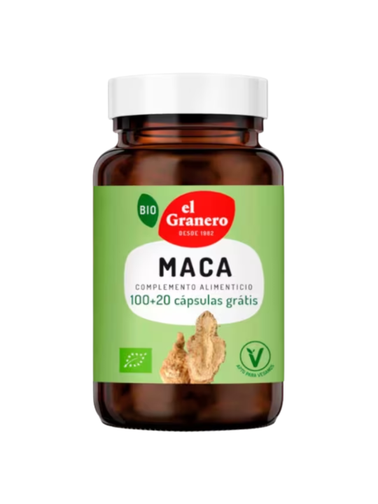 El granero Maca bio 120 caps