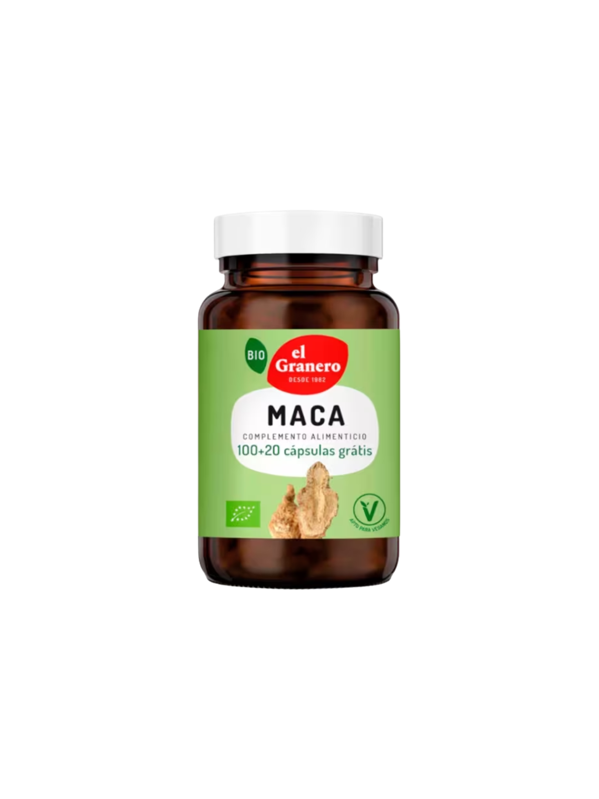 El granero Maca bio 120 caps