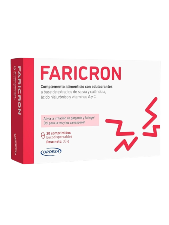 Faricron 30 comp faringitis crónica