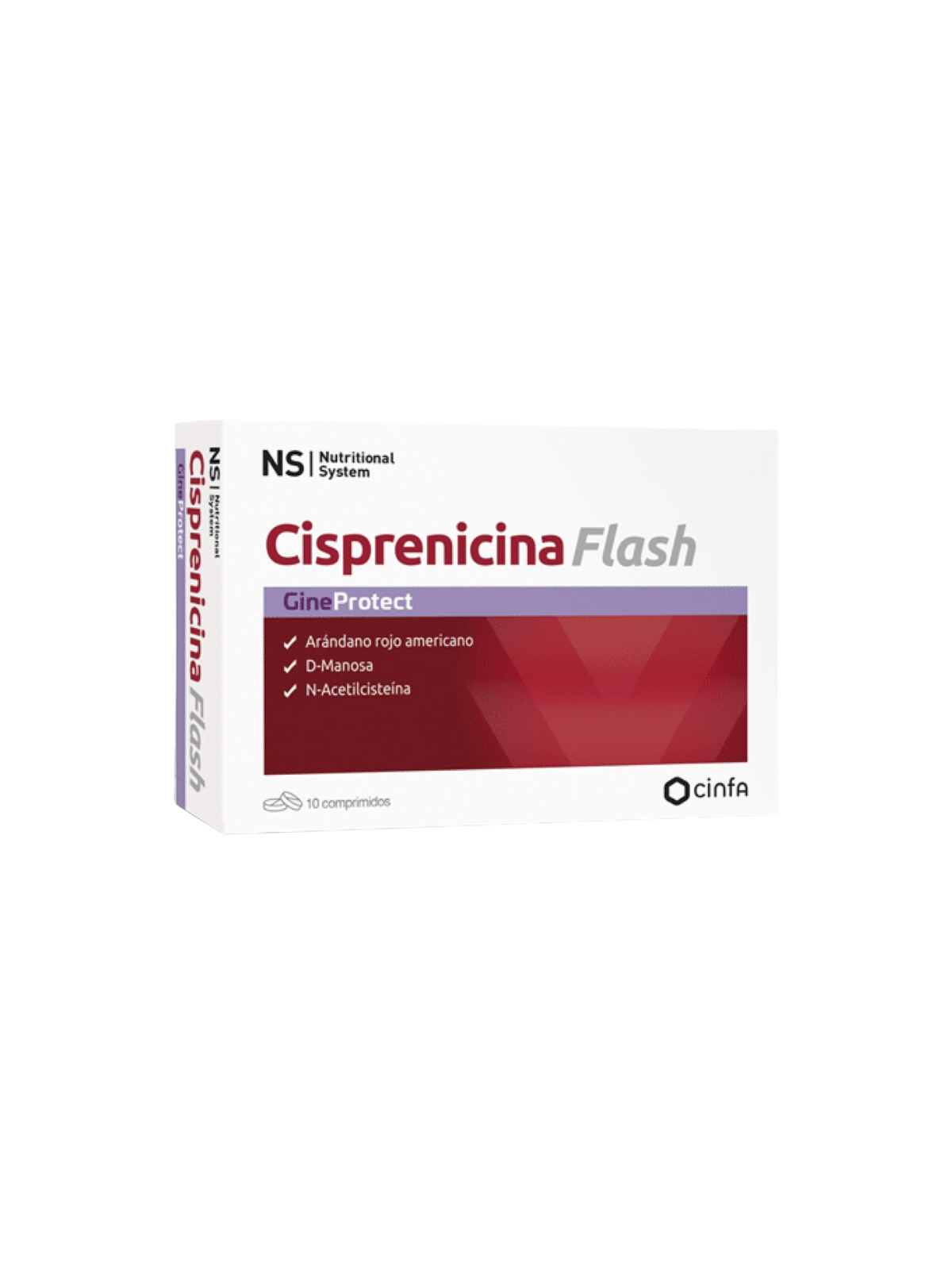 Ns gineprotect cisprenicina flash 10 comprimidos