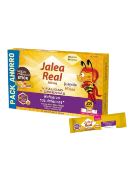 Juanola Jalea Real Niños Vitalidad y Defensas 28 Sticks
