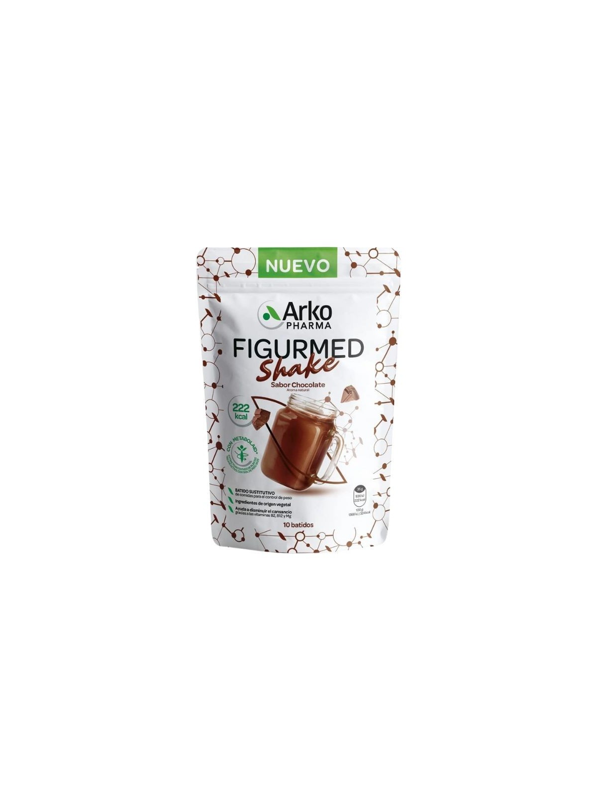 Arkopharma Figurmed Shake Batido Sustitutivo sabor chocolate 350 gr