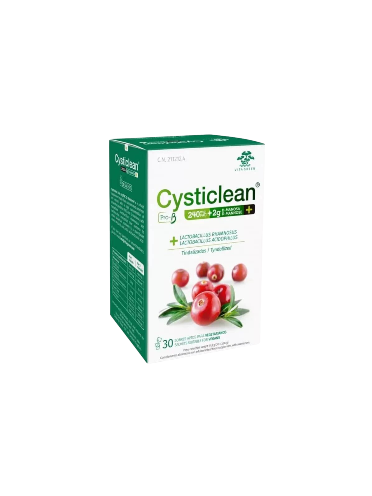 Cysticlean pro-b-d-manosa 30 sobres 3,06 g