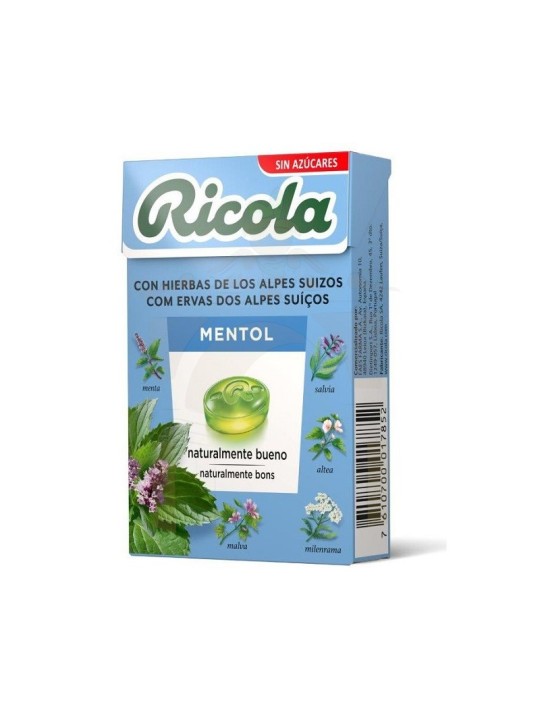 Ricola Caramelos Sin Azúcar Sabor Mentol 50 gramos